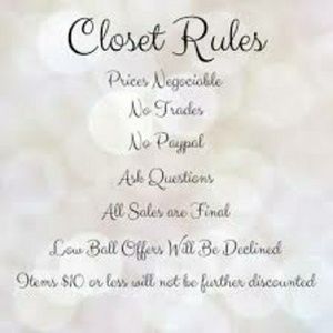 Closet Rules
